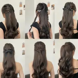 🎀【ヘアセット】ダウンスタイル🎀【ハーフアップツイン/ねじりハーフツイン など】推し活や大切なイベント前に...🪄