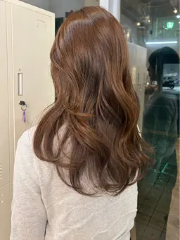 透明感💎イルミナカラー+潤いトリートメント【ダメージレスに艶カラー✨】ROMMY.本厚木