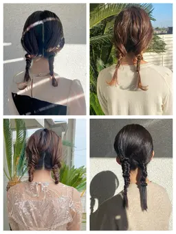 ⚪️ヘアセット　お任せツイン✨