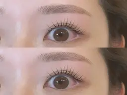 【セット割🤍】パリジェンヌラッシュリフト【コーティング付き】+アイブロウスタイリング+間引き(毛量調整)