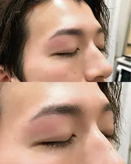 men's眉スタイリング
