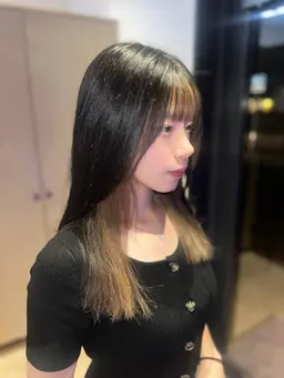 【暗染めメニュー】✨️実習や就活で''暗くしないといけない''お客様必見❣️落としやすい地毛風カラーで乗り切れます🎀