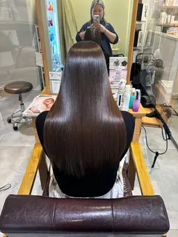 【スペシャルメニュー】似合わせカット＋アディクシーカラー髪質改善ストレート+水素髪質改善TR＋キラ水