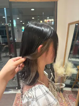 【ミニモ限定】ポイントインナーカラー ✨(ブリーチなし)