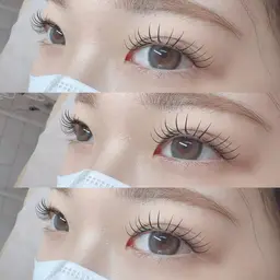 30分で完了 フラットラッシュ リペア 40本【ブラウン変更+500】