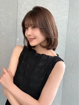 🪩似合わせヘアカット🪩＋🩷ワンカラーリタッチ🩷＋高保湿スチームトリートメント🧖🏻‍♀️‎🤍(白髪染め可)