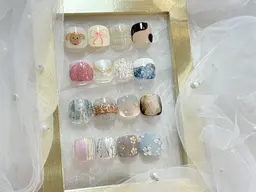 【オフあり】親指アートワンカラー💫