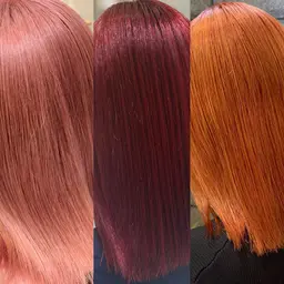 ブリーチ無しダブルカラー🍁ボルドーやワインレッドなど暖色流行中✨