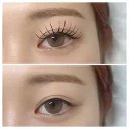 🤍&healthyアンドヘルシー(マツエク×パーマ)フラットラッシュ120まで