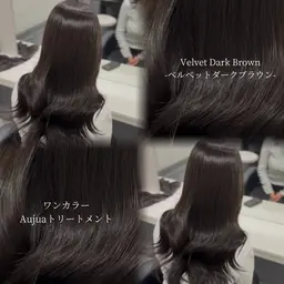 💗💗当日限定価格💗💗カラー＋Aujua2stepトリートメント✨️【寒色/暖色/艶髪/透明感/暗染め】