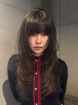 🦎似合わせカット🦎 #ウルフカット#ハッシュカット#韓国レイヤー