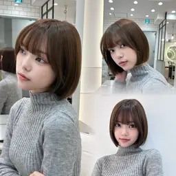 学割U24🌟ミニモ学割🌟小顔カット＋フルカラー＋トリートメント