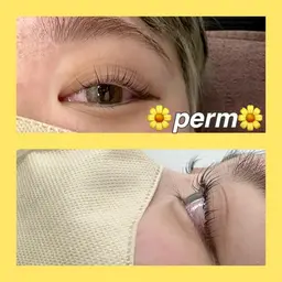 🫧【まつげパーマ(上)+アイブロウスタイリング(wax脱毛)】🫧