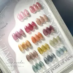 【‪‪‪‪❤︎‬‪新作‪‪‪‪❤︎‬‪】🌈カラバリ豊富🌈✨艶々うるうる🐰ྀིマグネットネイル✨