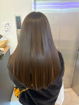 平日限定15時までカラー+髪質改香ULTOWA+マイクロバブル(胸下+1000円)