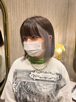 ミニモ限定✨️ 前髪カット✂️➕カラー➕シルクトリートメント