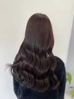 【透明感】イルミナ/アドミオカラー+髪質改善トリートメント