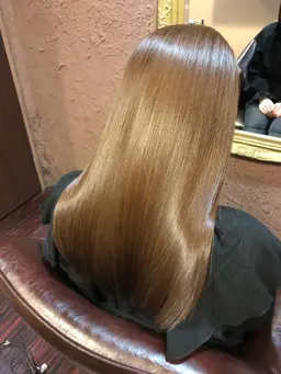 【髪質改善】アルカリ酸熱トリートメント&美髪カラー　16000円