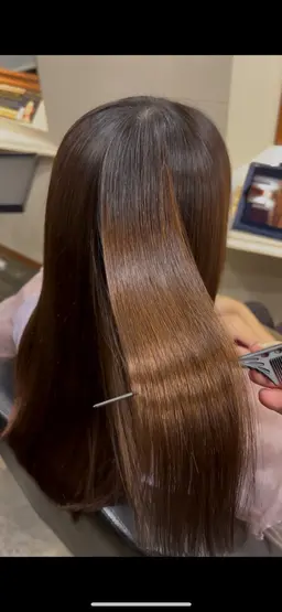 ⭐️ご予約可能時間/9時~20時/縮毛矯正/ 長さ料金1100~4400円/ （カット切りっぱなし＋1100円）