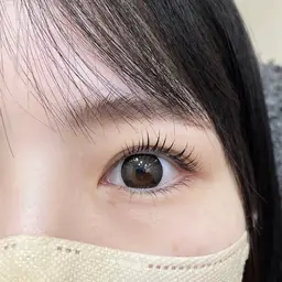 上下まつげパーマ〈コーティング付〉¥6,500+指名料¥300 ※オフ不可※