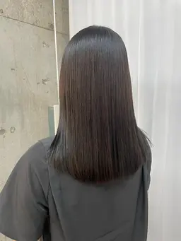 【超低ダメージ/髪質改善】酸性クオラインストレート