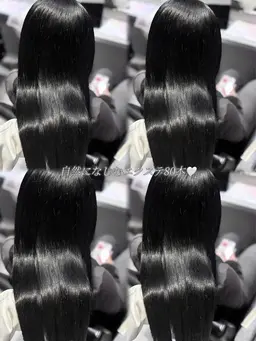 (🍓)人毛100%エクステ𝟖𝟎本+メンテナンスカット