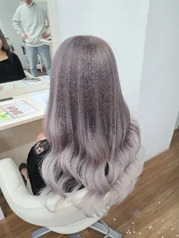 【大人気✨】カラー＋艶トリートメント＋シールエクステ40本