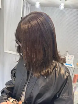 メンテナンスに♡  前髪カット＋ケアカラー＋4step内部補修トリートメント
