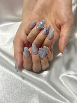 【パーツつけ放題コース】☁️ワンカラー💅💖オフなし