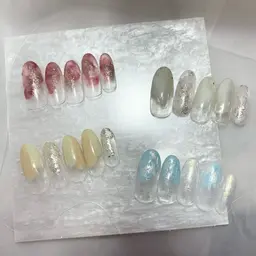 (オフなし)16種類から選べるクリアネイル