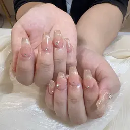 💗【初回オフ無料ケア込み】 話題マグネットグラデーション 🧸パーツ有料追加可能🎀