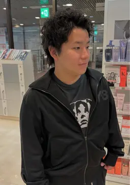 「当日予約可🌻」】心斎橋／ツイストパーマ、個性派＋刈り上げカット