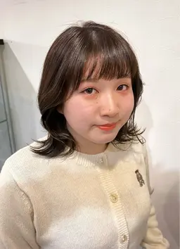 【人気No.3】カット+カラー+外国人風ハイライト+トリートメント¥19800