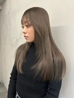 ブリーチなし透明感ダブルカラー＋うる艶超音波トリートメント🔮🫧