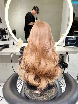 Wカラー＋似合わせカット