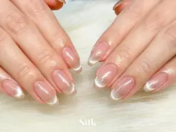 《オフ有り》🫧マグネットネイル/うるうる水光マグネット🫧埼玉/大宮/東口/オフィスネイル/ピンクネイル/パラジェル