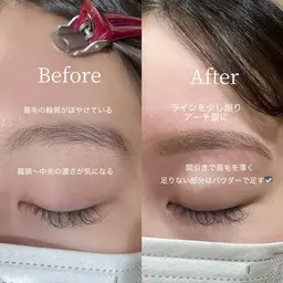 【メイク時短✍🏻】眉毛ワックス＋眉カラー¥4,800