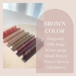 【 お日にち限定 】フラットラッシュ  100本(ブラウン1色OK)