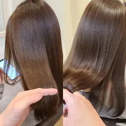 【縮毛矯正＆カット】最高峰サラツヤTOKIO縮毛矯正＆カット＆2ステップTOKIOベールトリートメント