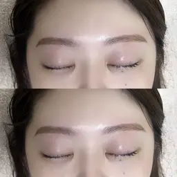 美眉スタイリング&ブラウンカラー付き