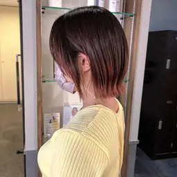 ショート・ボブ限定🤩インナーカラー+カット+艶トリートメント🌟