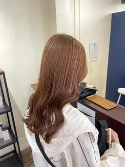 カット＋ブリーチ無しwカラー＋3step treatment