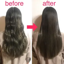 ヘアセット ストレート仕上げ