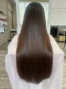 【髪質改善】酸熱カラー＋カット