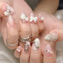 🍀No.1【90分持ち込みコース】画像持ち込み◎パーツ&アート込み🧸🎨初回オフ無料！