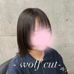 【🩵本日限定0円🩵】カットモデル様(ウルフレイヤースタイル)募集してます🤲🏻