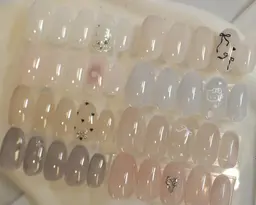 (オフなし)ワンカラー+アート2本