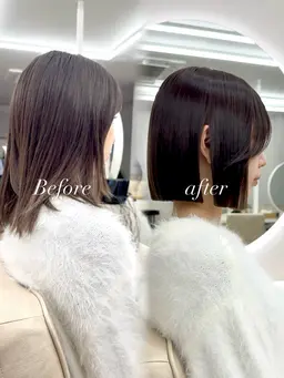縮毛矯正カット