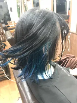 【minimo限定】カット➕インナーカラー➕シーリーフトリートメント｛ダブルカラー&ブリーチ込み、ロング料金なし｝