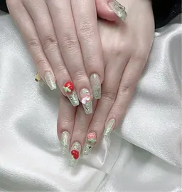 (チップ長さだし) 🩷マグネット/ワンカラーパーツつけ放題